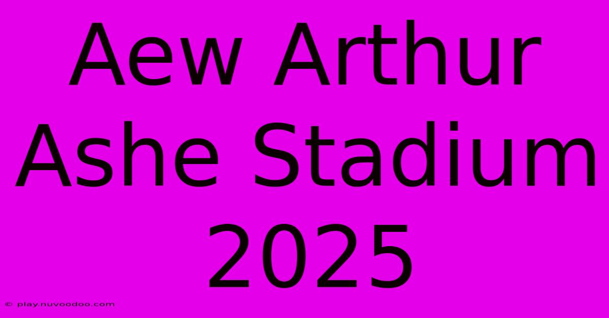 Aew Arthur Ashe Stadium 2025