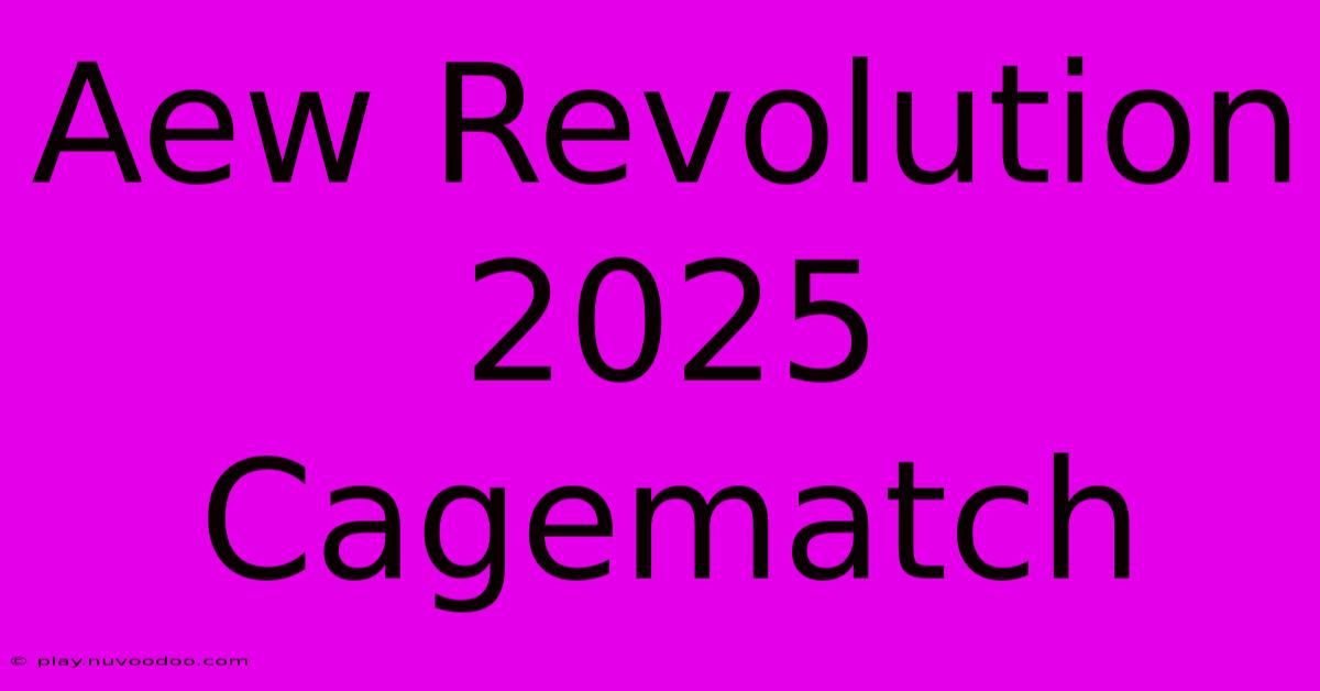 Aew Revolution 2025 Cagematch