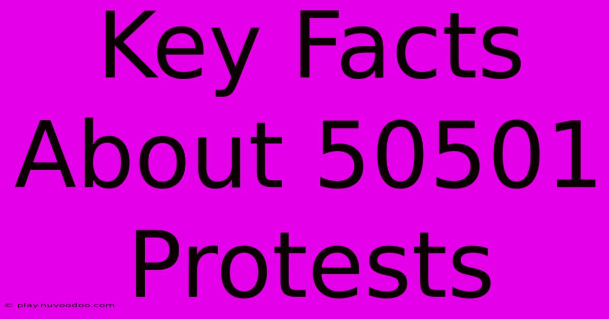 Key Facts About 50501 Protests