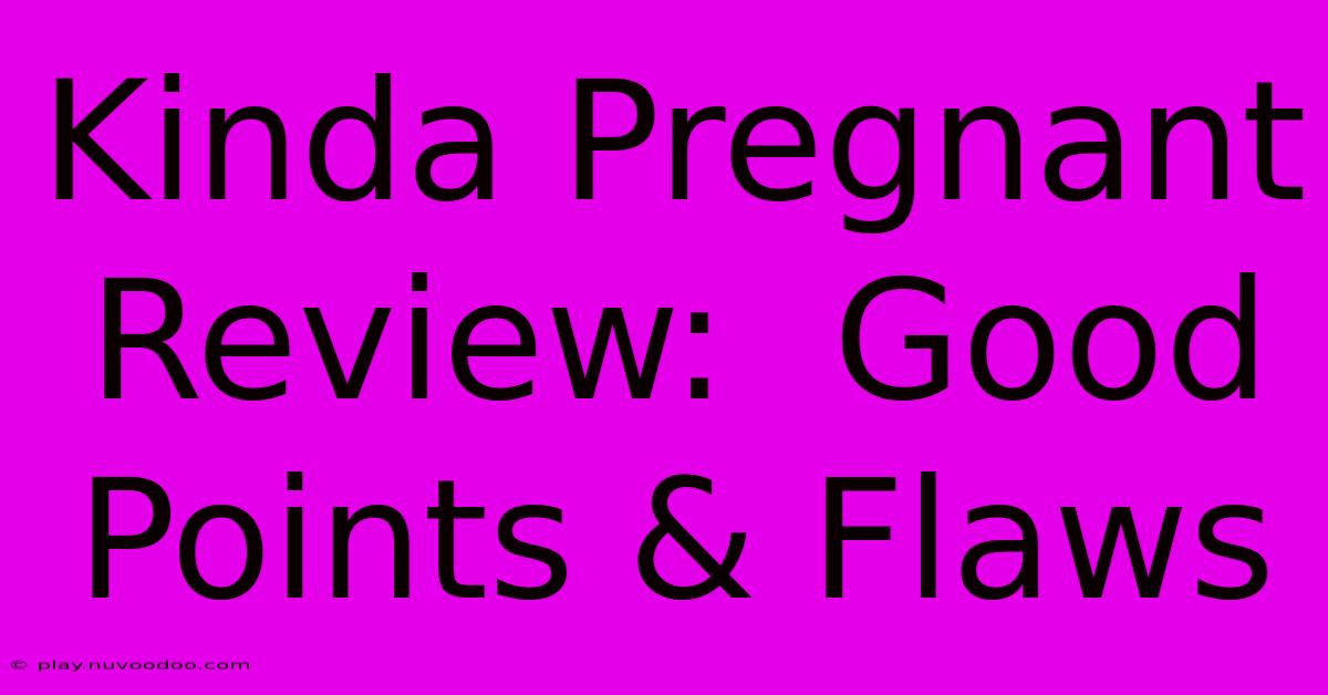 Kinda Pregnant Review:  Good Points & Flaws