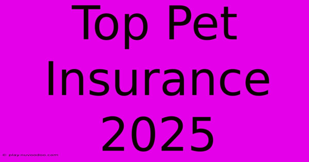 Top Pet Insurance 2025